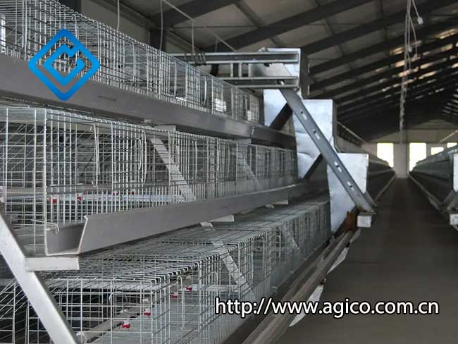 A-Type 3 tier poultry cage