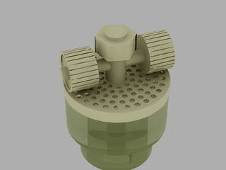 R-type mini pellet machine inner structure