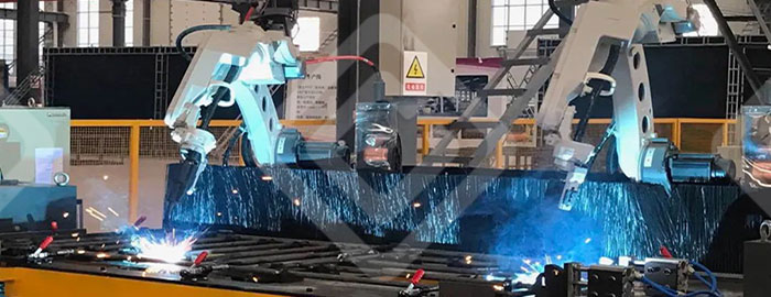 robot automatic welding production line