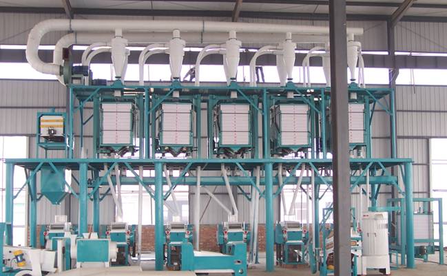 50T wheat flour milling machine
