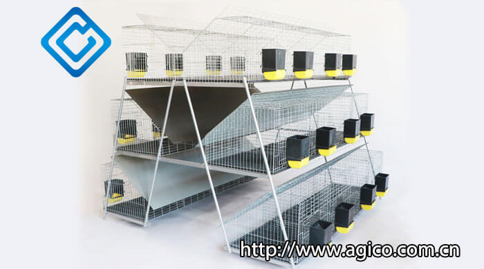 A-Type rabbit battery cage