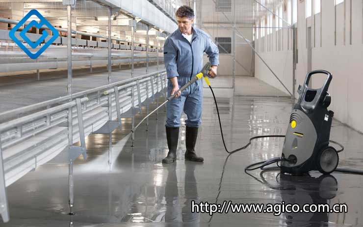 High pressure washers for poultry house 