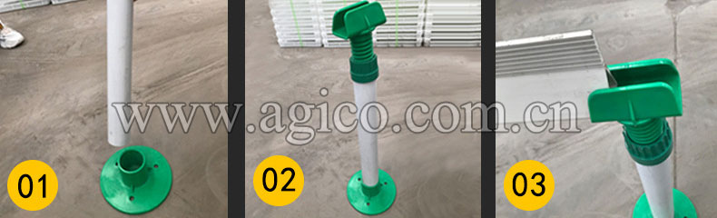 Installation Steps for Plastic Slatted Flooring System