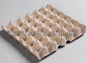 Pulp egg tray made by egg tray machine