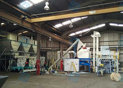 3-20t/h Complete Biomass Pellet Plant