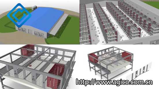 design of internal layout of poultry house
