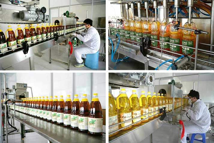 edible oil filling production line