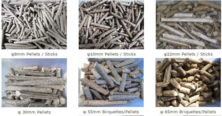 raw materials for mechanical stamping briquette press