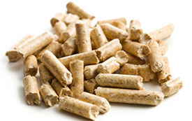 Wood chip pellets